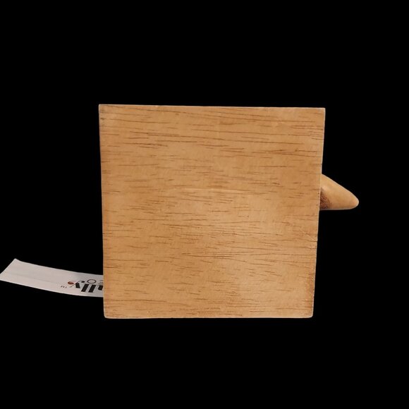 Naturally Danny Seo Halloween Handcrafted 12½" Acacia Wood Ghost - Picture 7 of 8